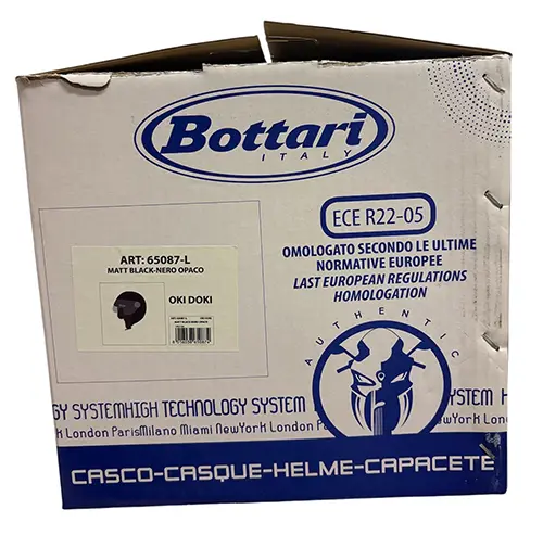 Photo de l’avis officiel: Bottari Oki Dok Casque de moto — risque: Blessures
