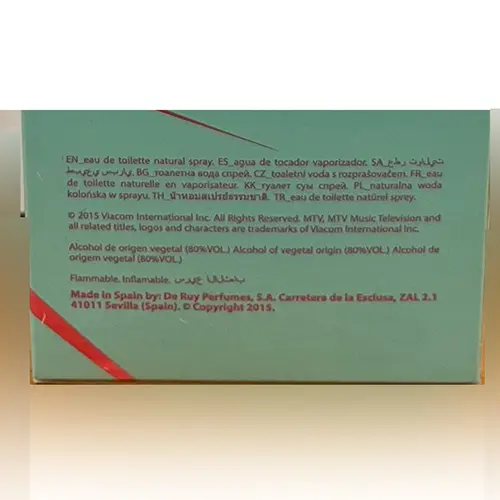 Foto dell’avviso ufficiale: MTV Electric Beat Profumo — rischio: Rischio chimico
