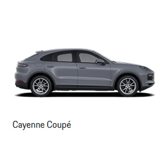 Photo from the official notice: Porsche Cayenne, Cayenne Coupe, Panamera passenger car — fire risk