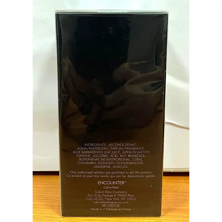 Foto dell’avviso ufficiale: Calvin Klein Encounter Profumo — rischio: Rischio chimico