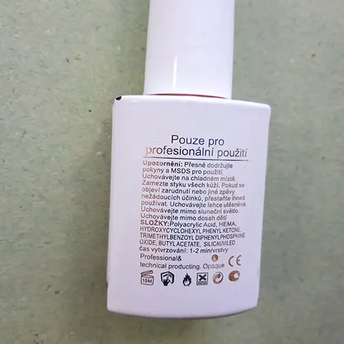 Zdjęcie z oficjalnego zgłoszenia: Bio PROPOLIS Power polish Soak off Gel Żelowy lakier do paznokci — ryzyko: Chemiczne