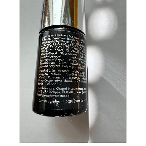 Photo de l’avis officiel: Ep Excellent Pro Basic color Gel pour ongles — risque: Risque chimique