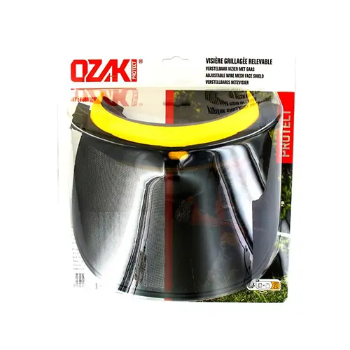 Foto uit de officiële melding: OZAKI Visière grillagée relevable Beschermingsvizier — risico: Aantasting van het gezichtsvermogen & Verwonding