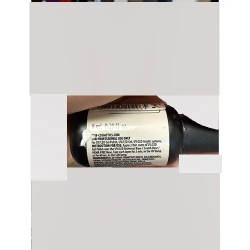 Foto do aviso oficial: pnb Professional Nail Boutique Gel Polish Verniz para unhas em gel — risco: Químico
