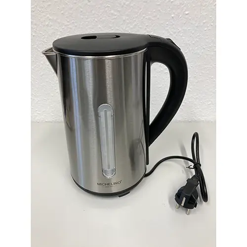 Photo from the official notice: MICHELINO electric kettle — environment risk