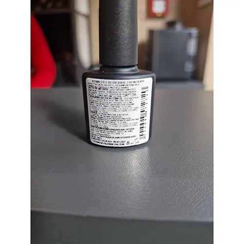Photo de l’avis officiel: KOMILFO DELUXE Gel Polish Gel vernis à ongles — risque: Risque chimique