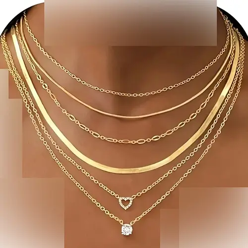 Foto dell’avviso ufficiale: Collier chaine os de serpent pour femmes Set di collane — rischio: Rischio chimico