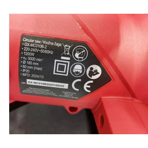 Photo de l’avis officiel: Iskra Circular saw Scie électrique — risque: Coupures