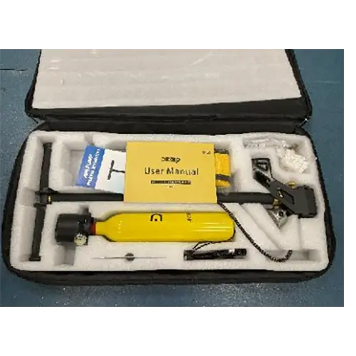 Foto uit de officiële melding: Dideep Self-Contained Underwater Breathing Apparatus (SCUBA) Duikuitrusting — risico: Verdrinking