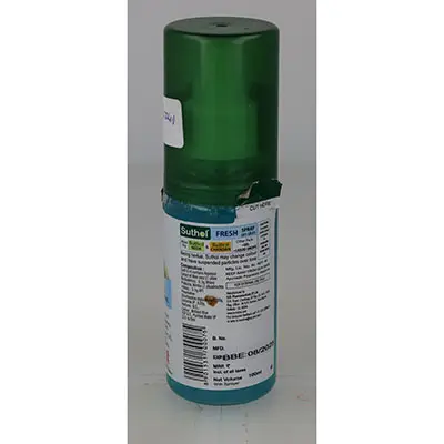 Photo de l’avis officiel: Suthol® Skin Hygiene Spray, Fresh Spray d'hygiène corporelle — risque: Risque microbiologique