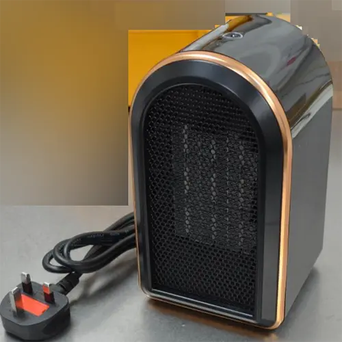 Photo from the official notice: Fan Heater — electric shock risk