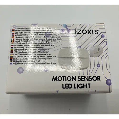 Foto dell’avviso ufficiale: IZOXIS Motion sensor LED night light Lampada notturna — rischio: Ambiente