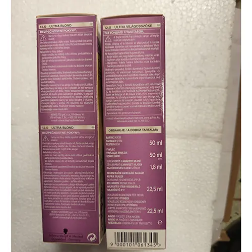 Foto aus der offiziellen Meldung: Schwarzkopf Long-lasting color Color EXPERT, NEW MAXIMAL CARE Haarfärbemittel — Risiko: Chemikalie