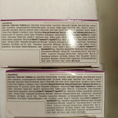 Foto aus der offiziellen Meldung: Schwarzkopf Long-lasting color Color EXPERT, NEW MAXIMAL CARE Haarfärbemittel — Risiko: Chemikalie