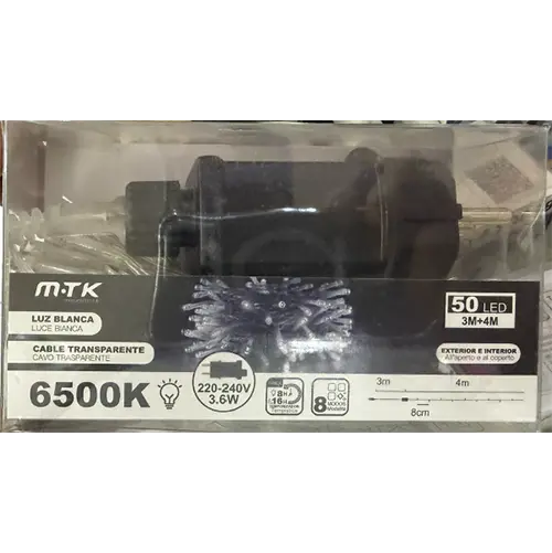 Photo de l’avis officiel: MTK Luces de cadena led Chaîne d'éclairage — risque: Incendie