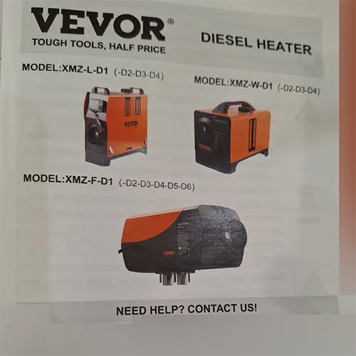Foto dell’avviso ufficiale: Vevor Diesel Heater Riscaldatore diesel — rischio: Asfissia (SR/00073/26)