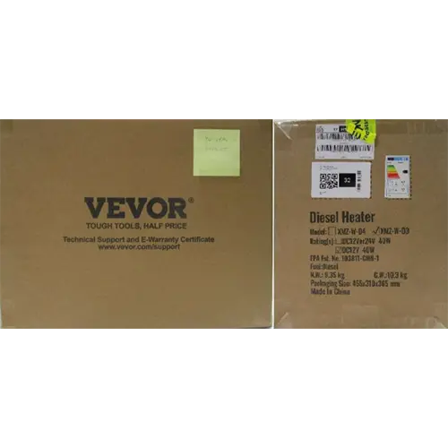 Foto dell’avviso ufficiale: Vevor Diesel Heater Riscaldatore diesel — rischio: Asfissia (SR/00073/26)