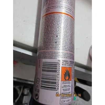 Foto uit de officiële melding: L´OREAL PARIS HAIR SPRAY STUDIO SILK A GLOSS Haarspray — risico: Chemische risico's (SR/00058/26)