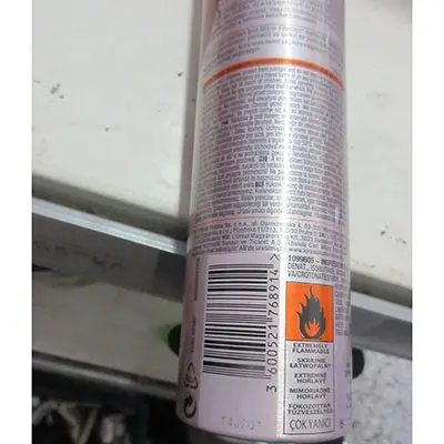 Photo de l’avis officiel: L´OREAL PARIS HAIR SPRAY STUDIO SILK A GLOSS Spray pour cheveux — risque: Risque chimique (SR/00056/26)