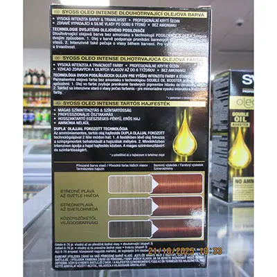 Photo de l’avis officiel: syoss DOUBLE OIL BOOSTER Teinture capillaire — risque: Risque chimique