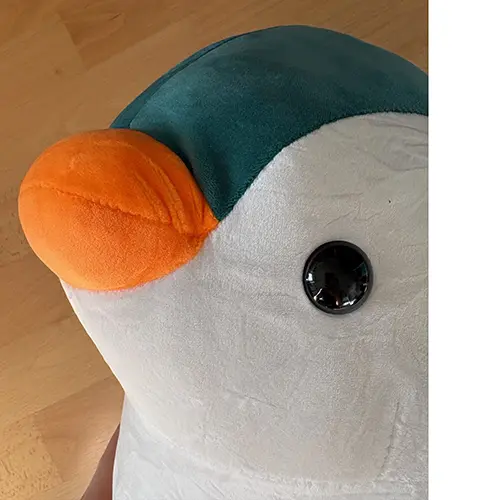 Foto do aviso oficial: NIUNIU Brinquedo macio — risco: Engasgamento