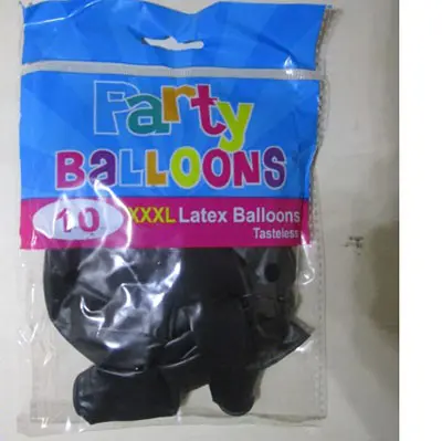 Photo de l’avis officiel: Party Balloons, 10 XXXL Latex Balloons Tasteless Ballons — risque: Risque chimique