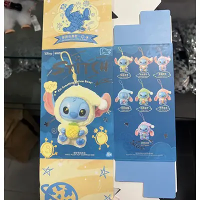 Foto aus der offiziellen Meldung: Disney Miniso Stitch - Disney Collection - Boite Surprise - Jouet Peluche Schlüsselanhänger mit weichem Spielz — Risiko: Chemikalie & Ersticken