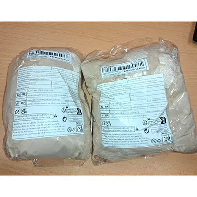 Photo from the official notice: Peluche lapin Lop Jimny mignon de 35 cm - Plush toy soft toy — choking risk