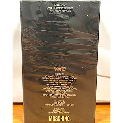 Photo de l’avis officiel: Moschino Forever Mousse de bain — risque: Risque chimique