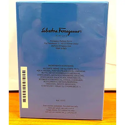 Photo de l’avis officiel: Salvatore Ferragamo Acqua Essenziale Parfum — risque: Risque chimique