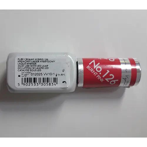 Foto do aviso oficial: VICTORIA VYNN TM pure CREAMY HYBRID, Salon Color Verniz para unhas em gel — risco: Químico