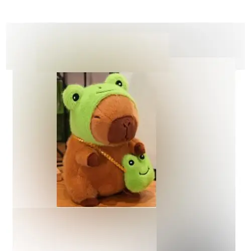 Photo from the official notice: Jouet en peluche de Capybara de 22 cm/8,66 pouces- Nom figurant sur l'emballage:  Plush toys — choking & strangulation risk