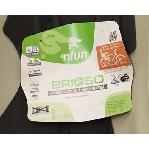 Foto do aviso oficial: NFUN Rear child bike seat Cadeira de bicicleta para crianças — risco: Ferimentos