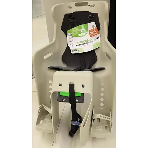 Foto do aviso oficial: NFUN Rear child bike seat Cadeira de bicicleta para crianças — risco: Ferimentos