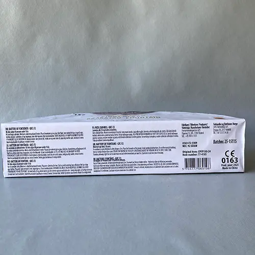 Photo from the official notice: First class fireworks Krakatau — suffocation & burns risk