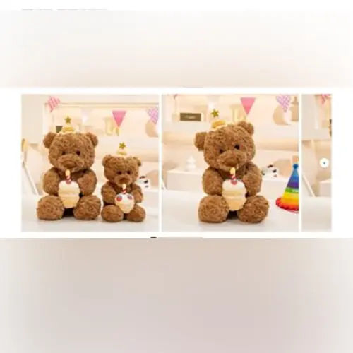 Photo from the official notice: Stuffed Plush Toy- Hug Series birthday Bear push Toy soft toy — choking risk