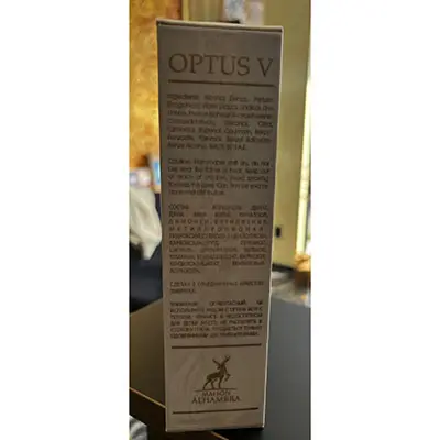 Photo de l’avis officiel: Eau De Parfum Spray Maison Alhambra Optus V — risque: Risque chimique