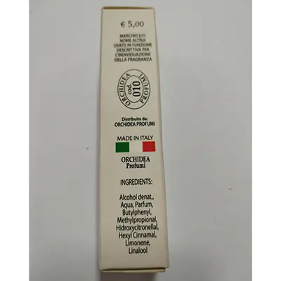 Photo de l’avis officiel: Orchidea Profumi Cocò Eau de toilette — risque: Risque chimique