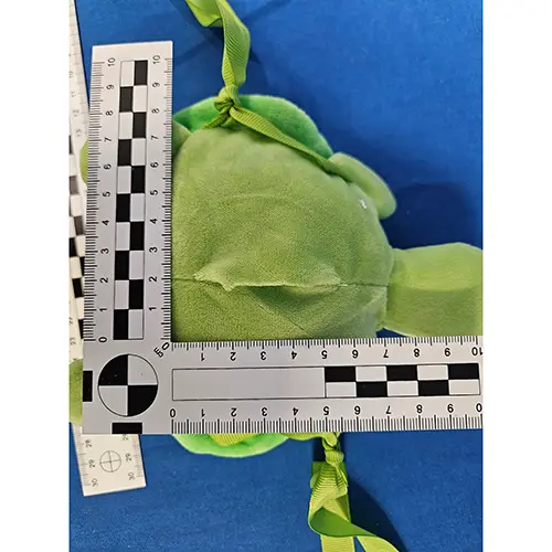 Photo from the official notice: Y.Y. soft toy — choking & strangulation risk