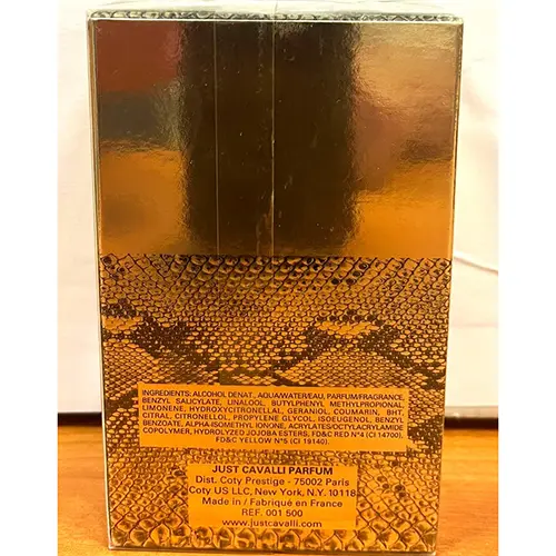 Photo de l’avis officiel: Just Cavalli Just Parfum — risque: Risque chimique