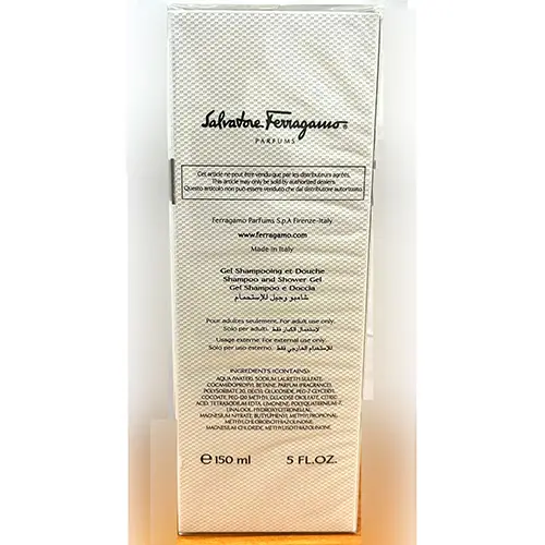 Photo de l’avis officiel: Salvatore Ferragamo ATTIMO Shampooing et gel douche — risque: Risque chimique