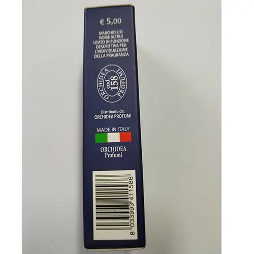 Photo de l’avis officiel: Orchidea Profumi Dilan Blu Eau de toilette — risque: Risque chimique