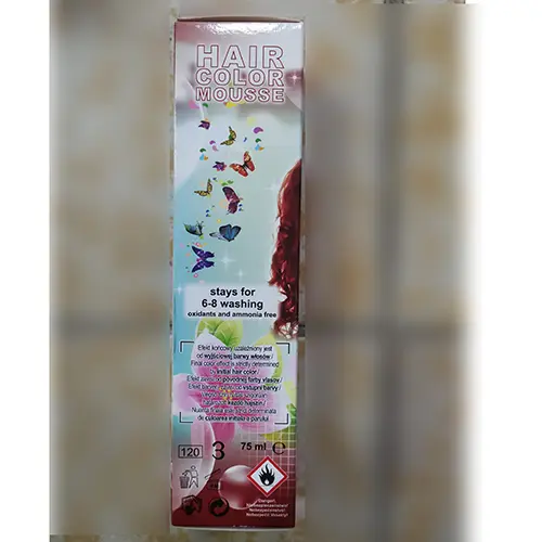 Photo de l’avis officiel: Wats élysée COOL COLORS! Mousse de couleur capillaire — risque: Risque chimique