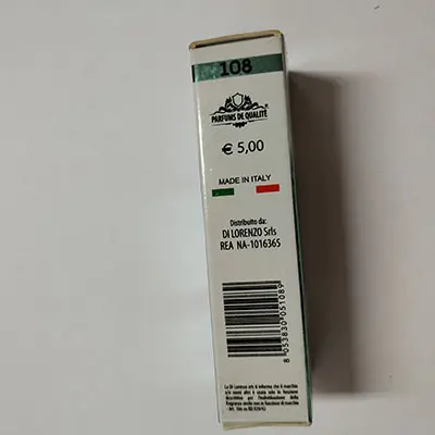 Photo de l’avis officiel: PARFUMS DE QUALITE' Gioia Eau de toilette — risque: Risque chimique