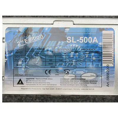 Photo de l’avis officiel: Inter-Tech Alimentation électrique — risque: Choc électrique