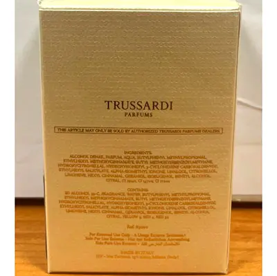 Foto dell’avviso ufficiale: Trussardi My Name Profumo — rischio: Rischio chimico (SR/00326/26)