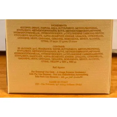 Foto dell’avviso ufficiale: Trussardi My Name Profumo — rischio: Rischio chimico (SR/00326/26)