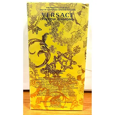 Photo de l’avis officiel: Versace Yellow Diamond Gel douche — risque: Risque chimique