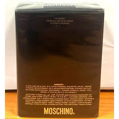 Foto dell’avviso ufficiale: Moschino Forever Eau de toilette — rischio: Rischio chimico
