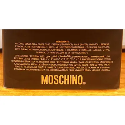 Foto dell’avviso ufficiale: Moschino Forever Eau de toilette — rischio: Rischio chimico